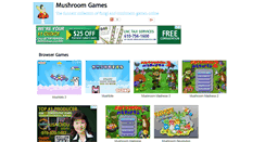 Desktop Screenshot of mushroomgames.org