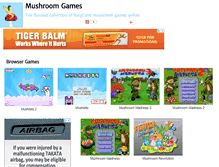 Tablet Screenshot of mushroomgames.org
